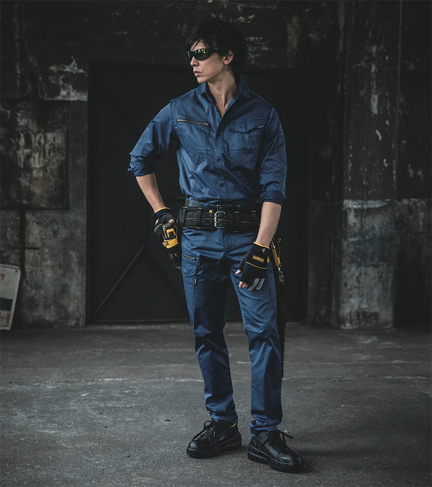 【1715-ku】【企業ユニフォームの定番プロダクト】長袖シャツユニセックス【WORK WEAR バートル】