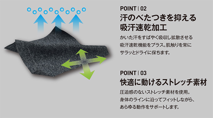  【4038】 夏のワークシーンを支える高機能インナー! コンプレッションウエア [バートル]