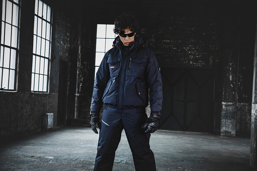 【5060-ku】ミリタリーエッセンスを注入したユーティリティ防寒防寒ブルゾンユニセックス【WORK WEAR バートル】