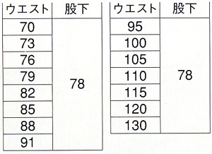  【681】 作業服　ツータックパンツ [旭蝶繊維]