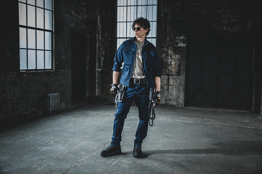 【841-ku】伸長率40%のクレイジーストレッチジャケットユニセックス【WORK WEAR バートル】