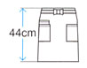  【HS2504】 ショートエプロン [アイトス]