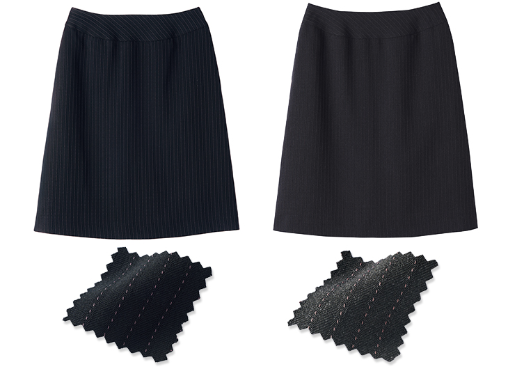  SET78【SA250V + SA257S】 360℃ストレッチで着心地抜群!事務服 ベストスーツ (Aラインスカート) [Select Stage]