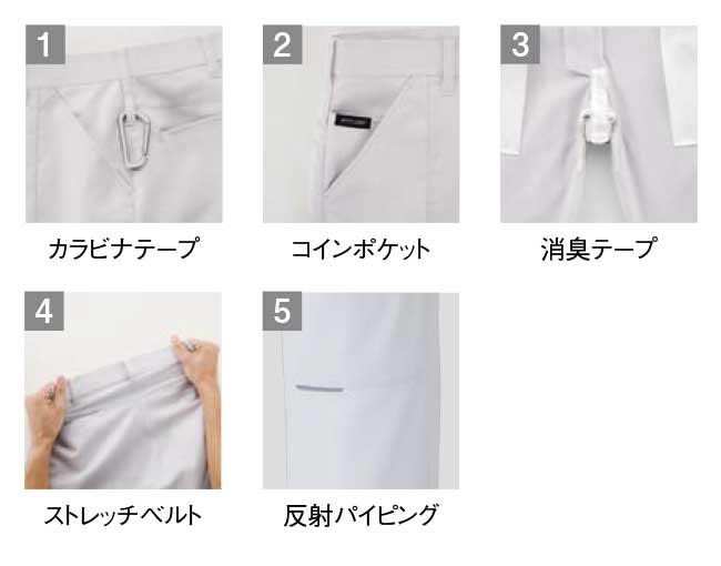 【SPT12504】バネのように伸び、軽やかにフィットする接触冷感&高通気パンツユニセックス【SUN-Sサンエス】