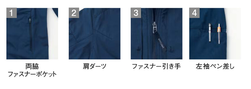 【SPT22111】着用者をストレスから解放する新次元の着心地長袖ブルゾン【SUN-Sサンエス】
