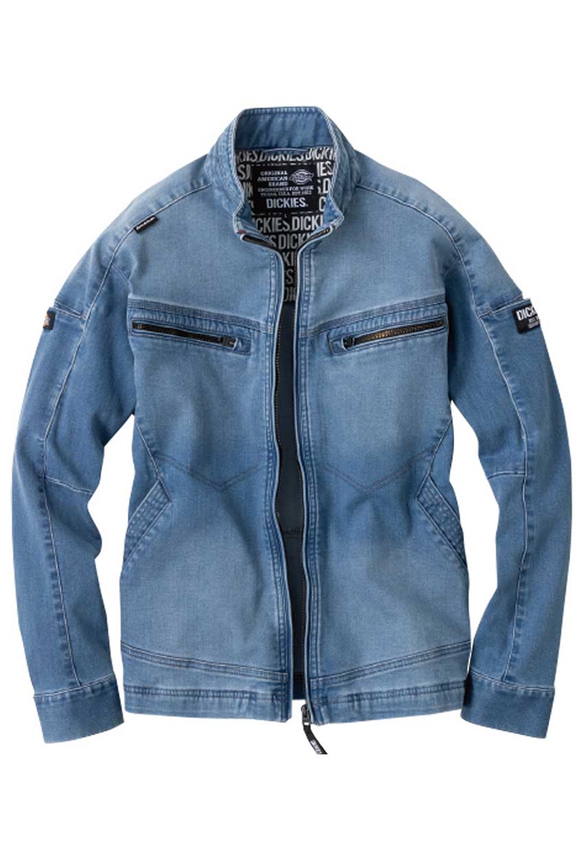 D-2900】ストレッチシルキーデニムジャケット【Dickies