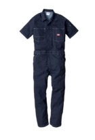 【D-752】コーデュラストレッチデニム半袖ツナギDickies ・ディッキーズ